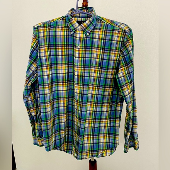 Ralph Lauren Men's button up shirt size large - Picture 1 of 9
